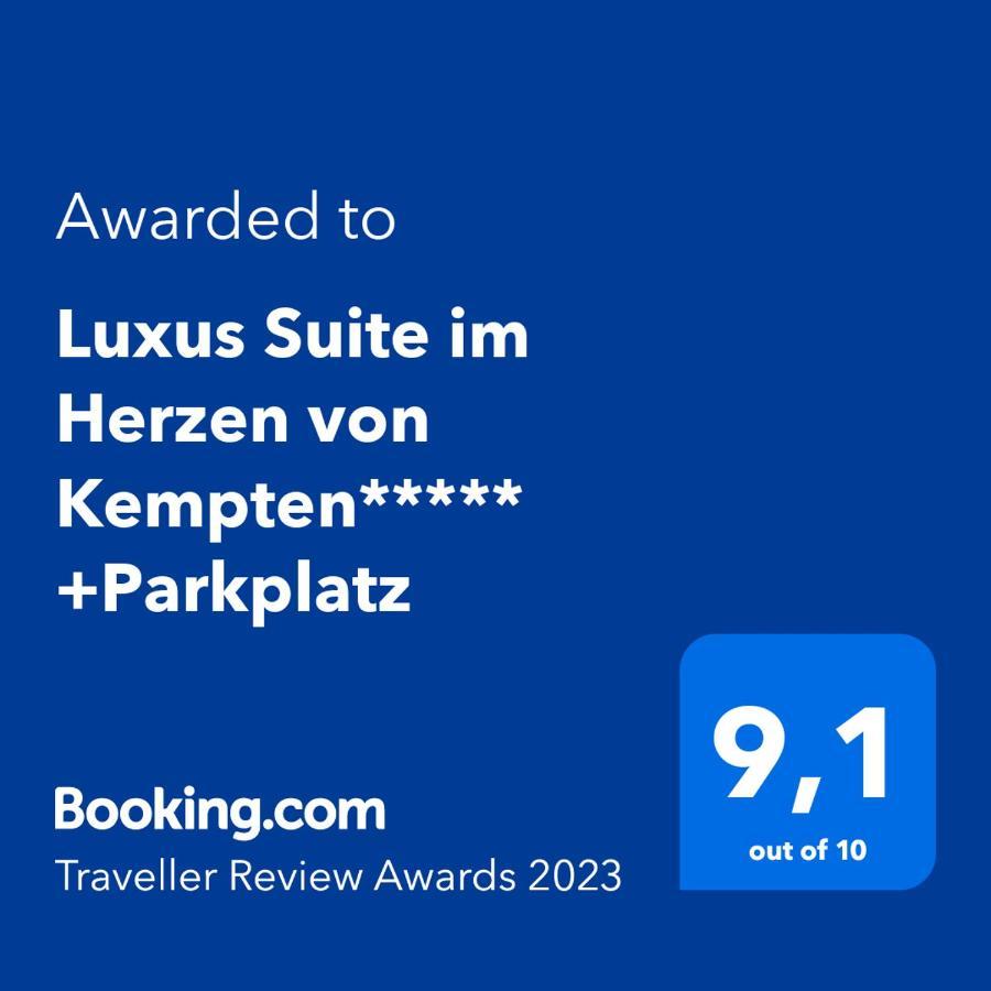 Luxus Suite Im Herzen Von Kempten***** +Parkplatz Kültér fotó